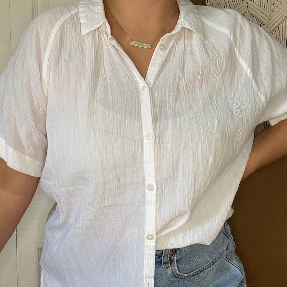 Madewell Tops - Madewell gauzey white button down